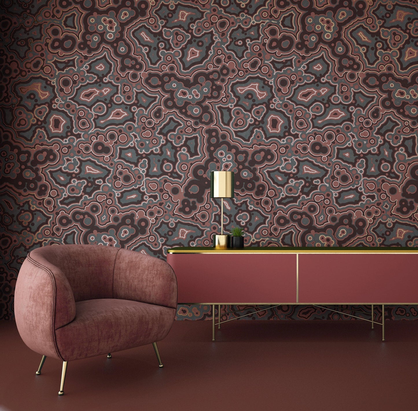 Agate in Mahogany Obsidian