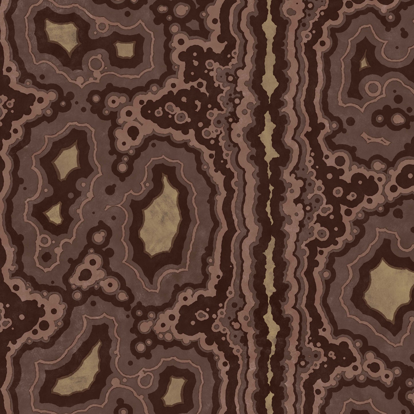 Geode in Claret