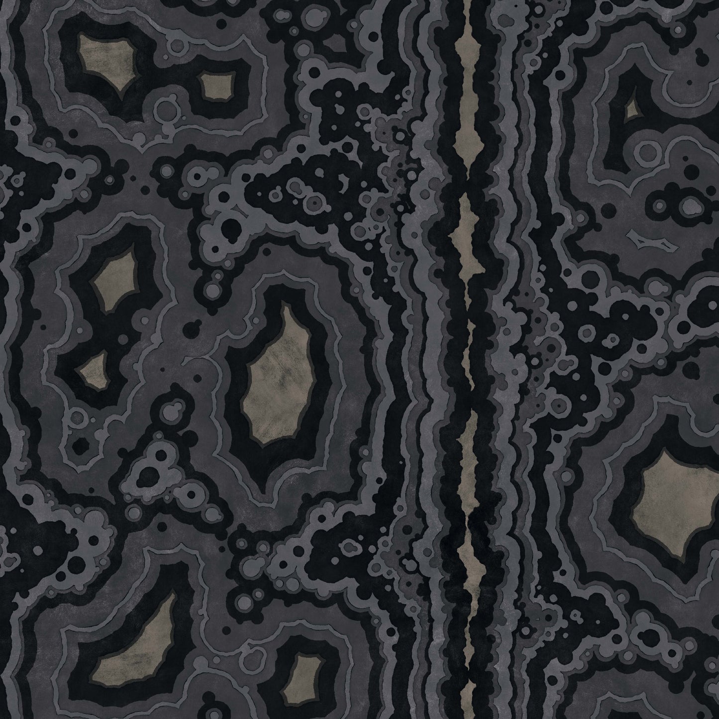 Geode in Indigo